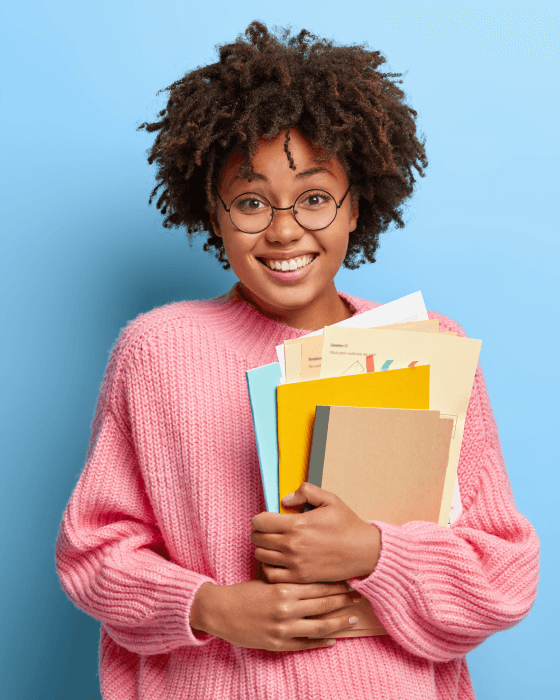 Smiling woman